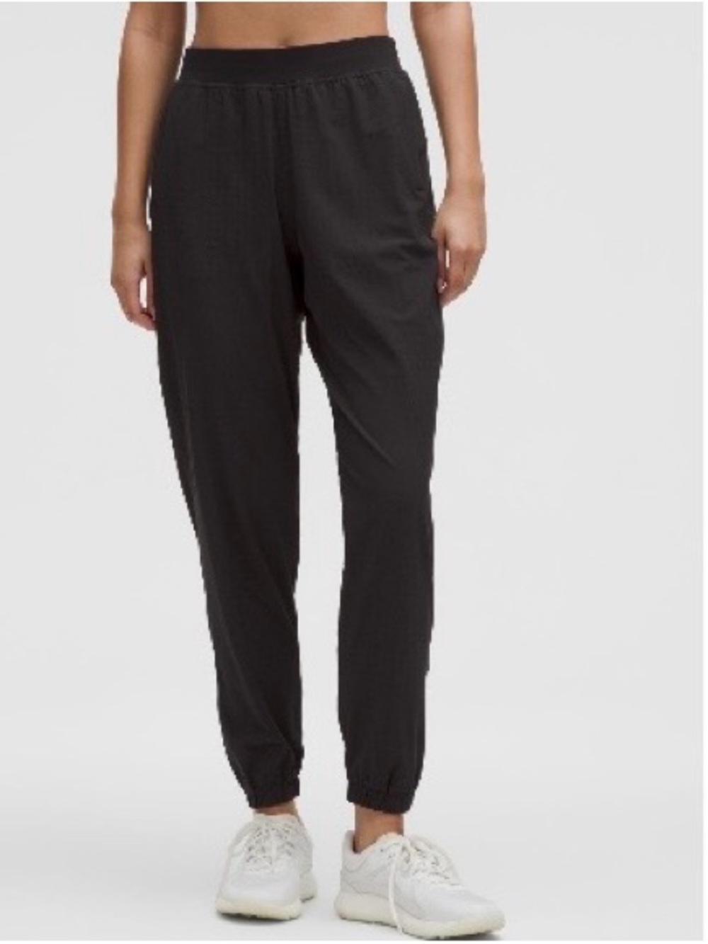 lululemon Adapted Perforated State HR Jogger Full Length Black sz 6 Like New
